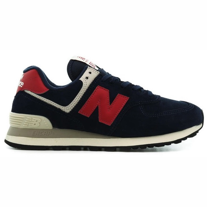 New Balance Men ML574 PN2 Blue Red | De Schoenenfabriek
